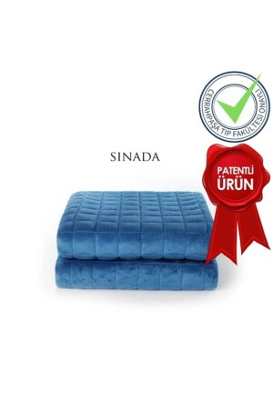 Weighted Blanket Double Quilt 10 Kg Blue 200x220 100% Wool Filled Can Be Used in 4 Seasons - Sinada