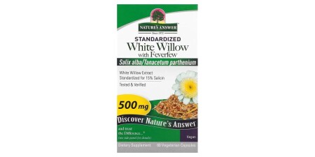 Weiße Weide mit Mutterkraut - POWERBODY