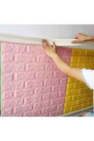 Weiße 8 x 117 cm selbstklebende Tapetenkantenverkleidung - Renkli Duvarlar
