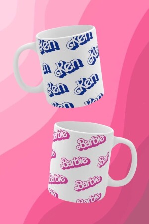 Weißer Barbie & Ken Becher EFBUTIK12363 - Ef Butik
