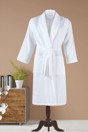 Weißer Unisex-Bademantel - Mariva Home