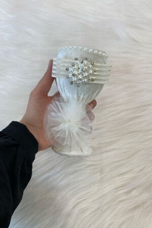Weißes Nadelkissen für Hochzeit, Hochzeitsschmuck – Henna-Nacht, Braut, Bräutigam, Versprechen, Verlobung, Beschneidung - Zeymerade