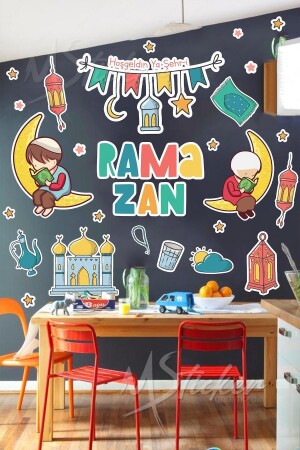 Welcome Ramadan - Ramadan Themed Educational and Entertaining Sticker Set - Promoting Ramadan Sharif 30 x 135 - MSticker