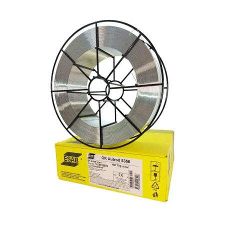Welding wire ESAB OK Autrod 5356 Al Mg5 1.2mm 7.0kg - ESAB
