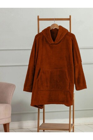 Wellsoft Hooded Wearable TV Blanket Unisex M120391489 - Mulberry