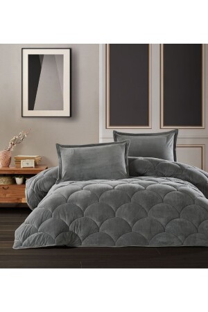 Welsoft Sleeping Set Modernline Battal Anthracite - Melike & Zeynep