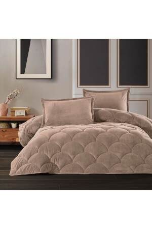 WELSOFT SLEEPING SET MODERNLINE BATTAL SALMON - Melike & Zeynep