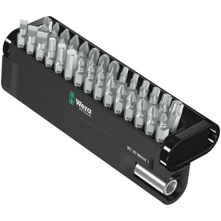 WERA 30 Metal 1 screwdriver bit set - Wera