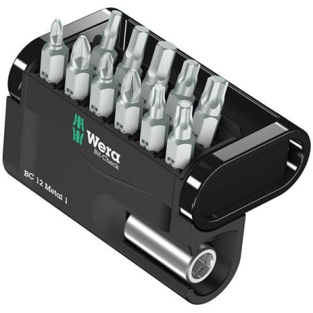 WERA Metal 1 12-piece screwdriver bit set - Wera