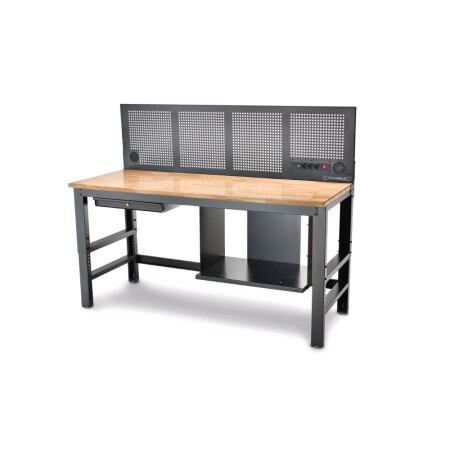 Werkbank mit Wand und Holztischplatte STAHLWILLE WB 630 - Stahlwille