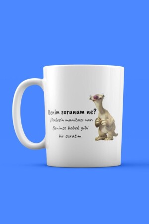 What is My Problem? Specially Designed Mug with Text and Visuals, Tea-Coffee-Soup Cup he-k-1149 - Hediyexpres