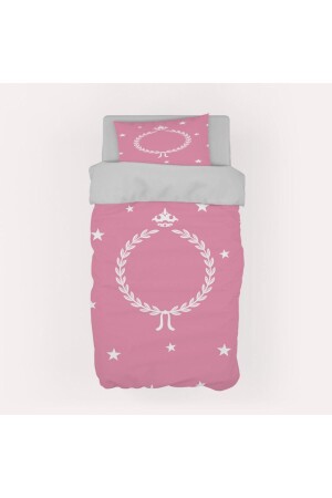 Wheat Patterned Pink Cotton Duvet Cover Set Mktnt-017 MKTNT-017 - MEKTA HOME