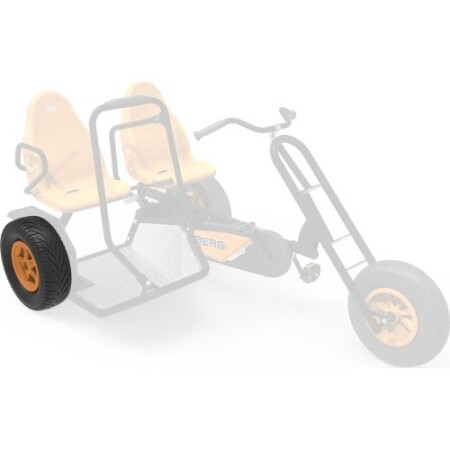 Wheel 5-spoke orange 400/140-8 slick right - BERG