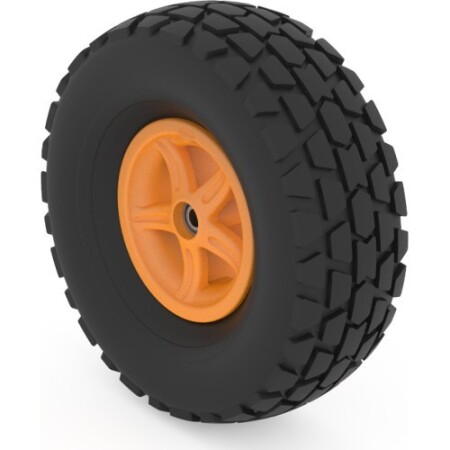 Wheel 5-spoke orange 460/165-8 all terrain - BERG
