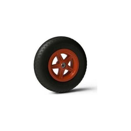 Wheel 5-spoke orange 4.80/400-8 - BERG