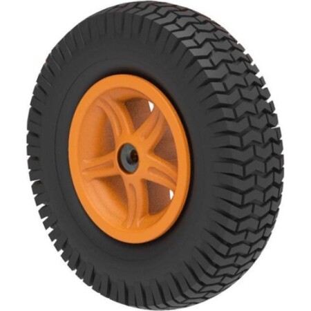 Wheel 5-spoke orange 4.80/400-8 block - BERG