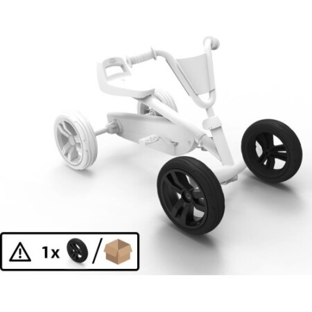 Wheel 9x2 - Black/Black Front - BERG