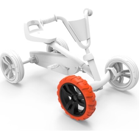 Wheel 9x2 Cross - Black/Orange Front Right - BERG