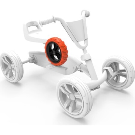 Wheel 9x2 Cross - Black/Orange Rear Left - BERG