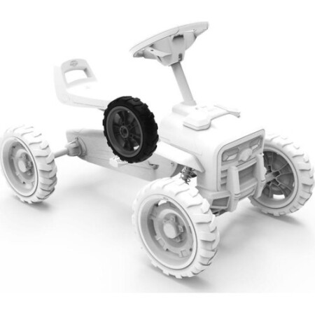 Wheel 9x2 Cross - Grey/Black Rear Left - BERG