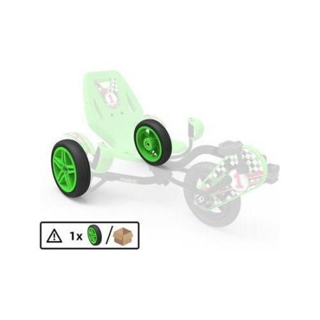 Wheel green 12.5x3.00-9 slick - BERG
