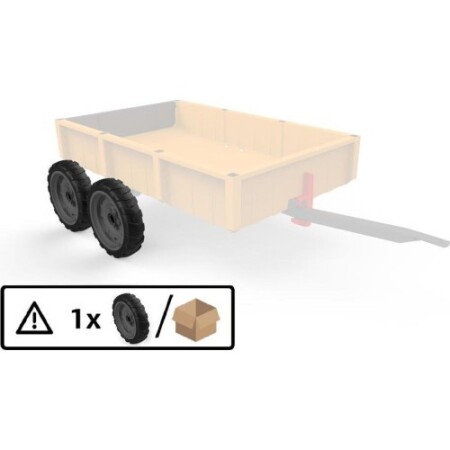 Wheel grey-black 9x2 right Farm - BERG