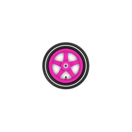 Wheel pink 12.5x2.25-8 slick (white striping) - BERG