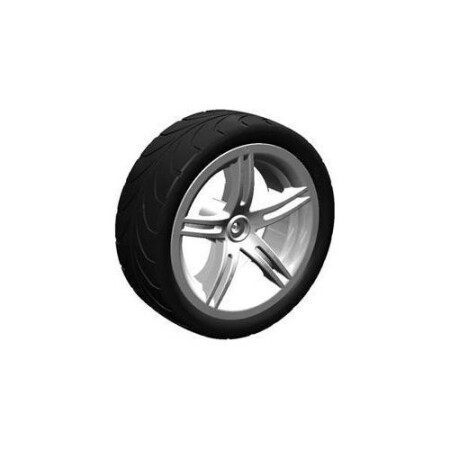 Wheel silver 4.30/150-12 slick right - BERG