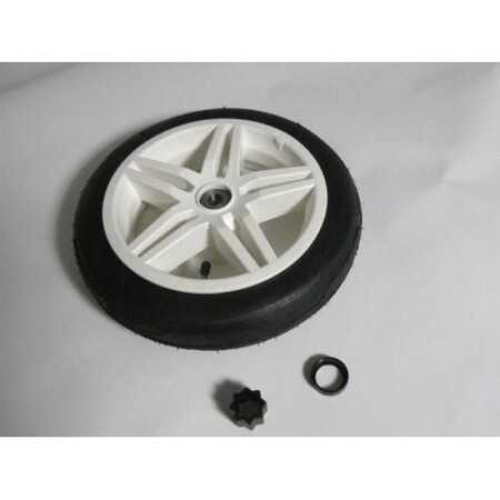 Wheel white 12.5x3.00-9 slick, traction - BERG