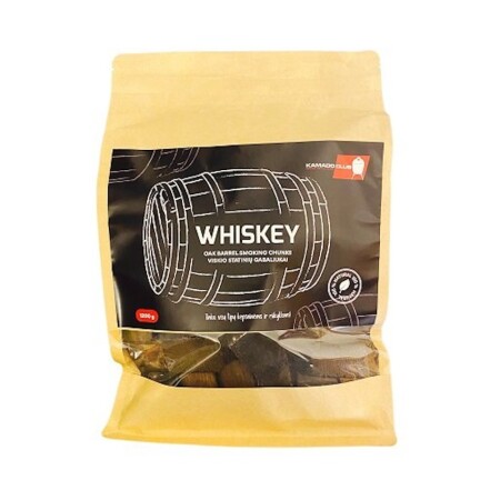 Whiskey barrel pieces for smoking Kamadoclub 1200g - KamadoClub