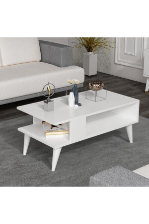 White Coffee Table, Nesting Table, Side Table Beta - Ayça