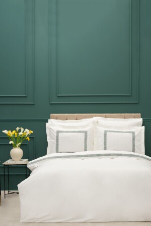 White Col Sierra Double Percale Duvet Cover Set 200. 21. 01. 0063 - Karaca Home