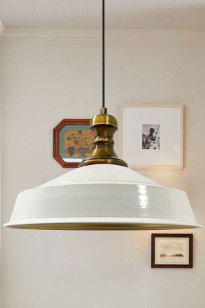 White Color Chandelier Noble Antique Knob Headboard Retro Pendant Lamp Restaurant Living Room Lighting BMM2013TB - Bamyum