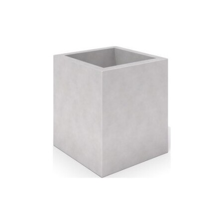 White concrete pot Inter-Play Deco 03 - Inter-Play