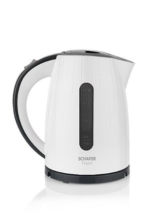 White Fluent 2200w Electric Kettle Kettle - Schafer