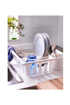 White Flundra Dish Basket - Ikea