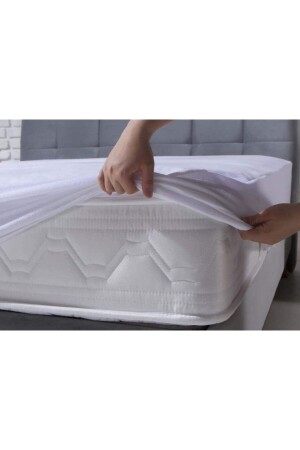 White Honeycomb Liquid Proof Fitted Mattresses Single 100 X 200 X 30 cm - First Class