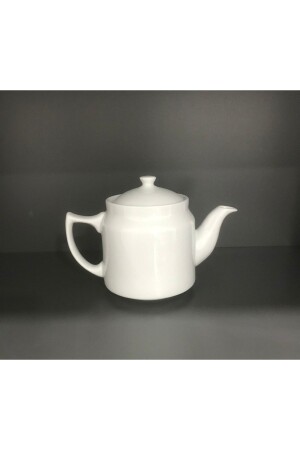 White Large Size Porcelain ''Coffee Teapot'' Domestic Production - Bahar Porselen