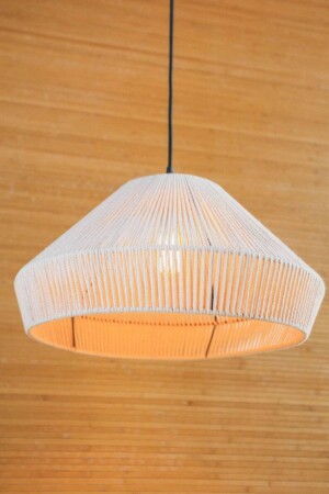 White Macrame Bohemian and Rustic Chandelier 00013NY - NYLife