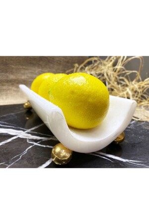 White Marble Flat Presentation Rack BEYAZMERMERTOPLUSUNUM - MIARIK DESIGN & DEKORASYON