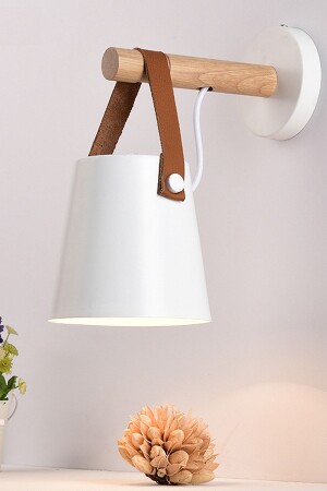 White Metal Leather Sconce STN1051 - NOONLUX DESIGN&LIGHTING