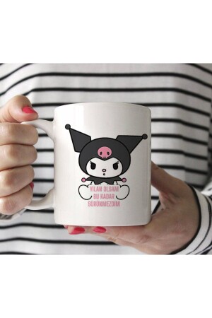 White Mug Hello Kitty Kuromi - If I Were a Snake, I Wouldn't Creep This Much YUSHİ-KUPA21 - Yushi Club