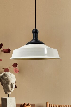 White Nobility Black Long Knob Headboard Retro Pendant Lamp Restaurant Living Room Lighting BMM2013LTSB - Bamyum