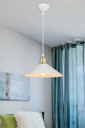 White Pendant Chandelier Living Room Kitchen Hallway Bedroom Lamp - Ag Lightdesign