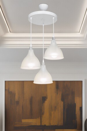 White Pendant Lamp Chandelier Bedroom Living Room Kitchen Corridor Lamp chandelier3 - AG LightDesign