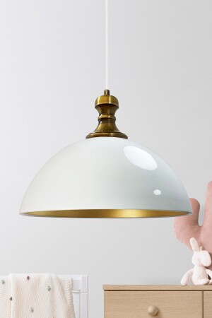 White Pino Single Chandelier Antique Headboard Retro Pendant Lamp Restaurant Cafe Store Living Room Chandeliers BMM7123 - Bamyum
