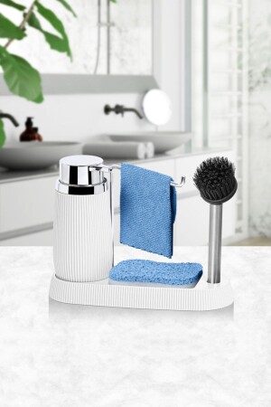 White Premium Sink Set OKY-476-1 - Okyanus Home
