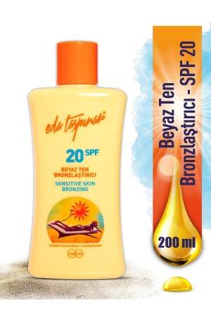 White Skin Bronzing Spf 20 Cream (lotion) - 200 Ml - Eda Taşpınar