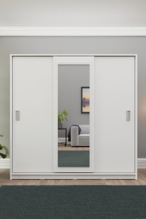 White Sliding Wardrobe GM0643 GM0643 - Metalia