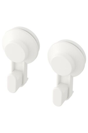 White Suction Cup Adhesive Wall Hanger Set of 2 - Ikea